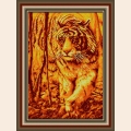 Набор для вышивания бисером MAGIK CRAFT "Янтарный тигр"